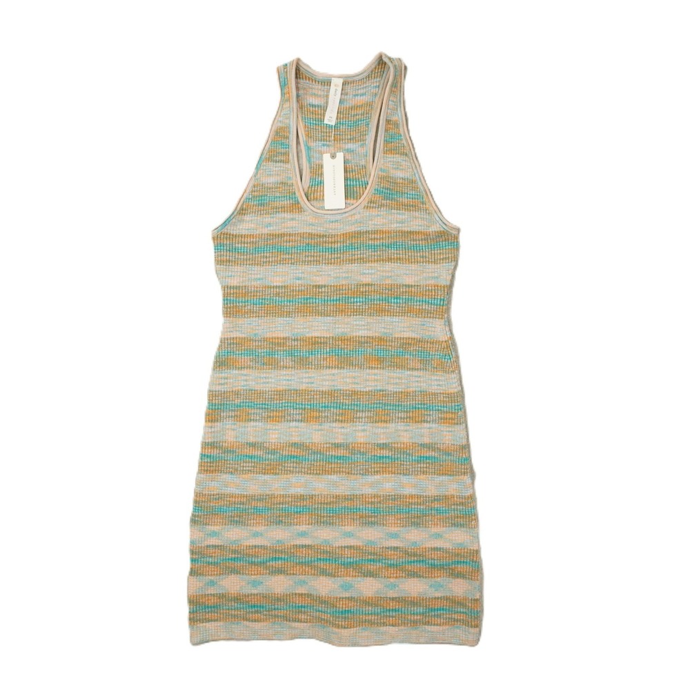 Daily Practice Anthropologie Ribbed Sweater Tank Dress Women's XS Multicolor NWT